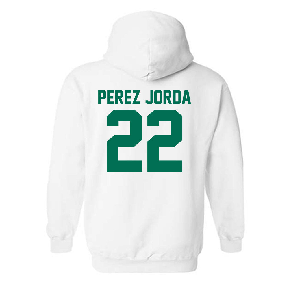 Siena - NCAA Men's Soccer : Alejandro Perez Jorda - Classic Shersey Hooded Sweatshirt-1