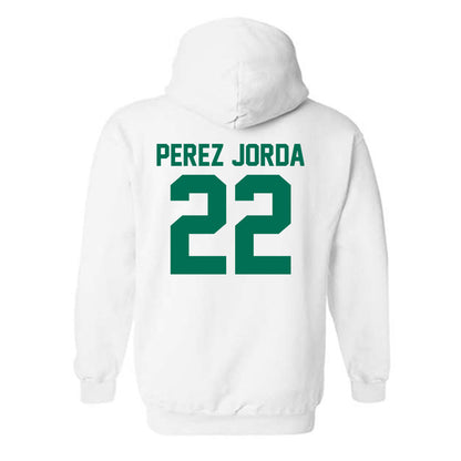 Siena - NCAA Men's Soccer : Alejandro Perez Jorda - Classic Shersey Hooded Sweatshirt-1