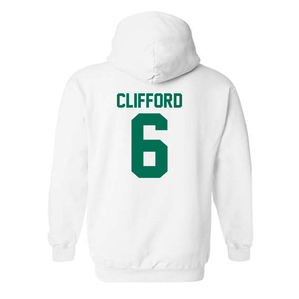 Siena - NCAA Women's Volleyball : Natalia Clifford - Classic Shersey Hooded Sweatshirt-1