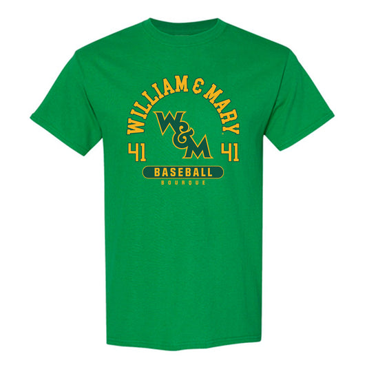 William & Mary - NCAA Baseball : Tom Bourque - Classic Fashion Shersey T-Shirt-0