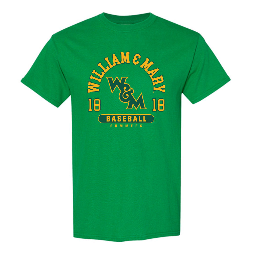 William & Mary - NCAA Baseball : Justin Summers - Classic Fashion Shersey T-Shirt-0