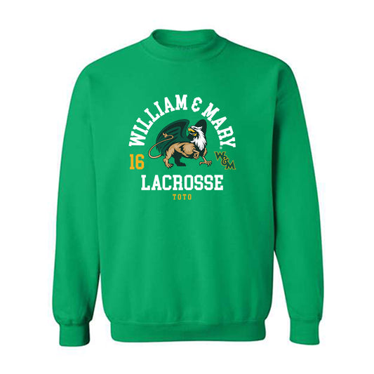 William & Mary - NCAA Women's Lacrosse : Elle Toto - Classic Fashion Shersey Crewneck Sweatshirt-0