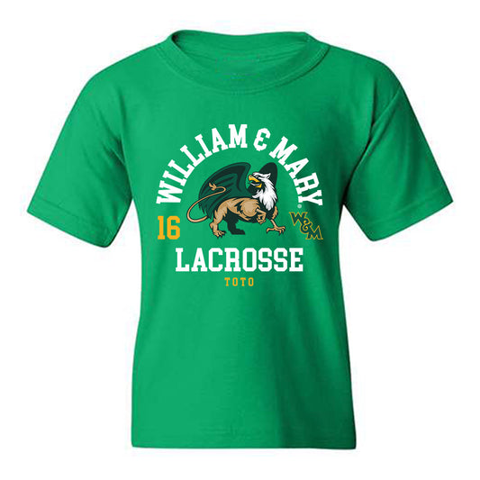 William & Mary - NCAA Women's Lacrosse : Elle Toto - Classic Fashion Shersey Youth T-Shirt-0