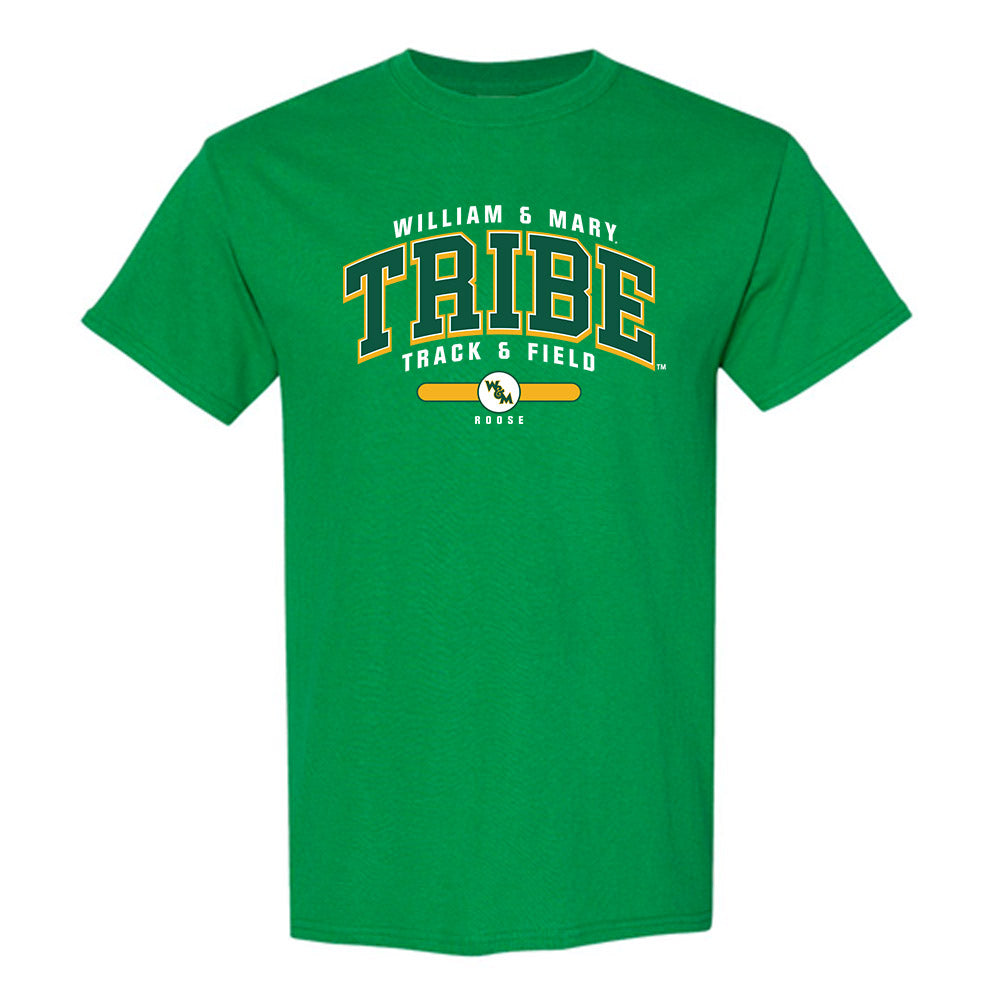 William & Mary - NCAA Men's Track & Field : Devin Roose - Classic Fashion Shersey T-Shirt-0