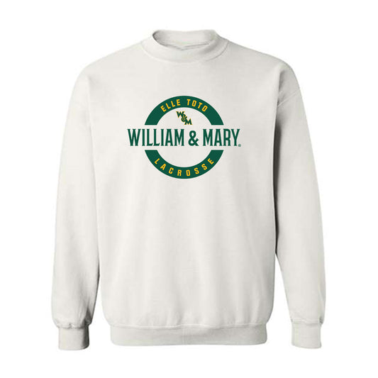 William & Mary - NCAA Women's Lacrosse : Elle Toto - Classic Fashion Shersey Crewneck Sweatshirt-0