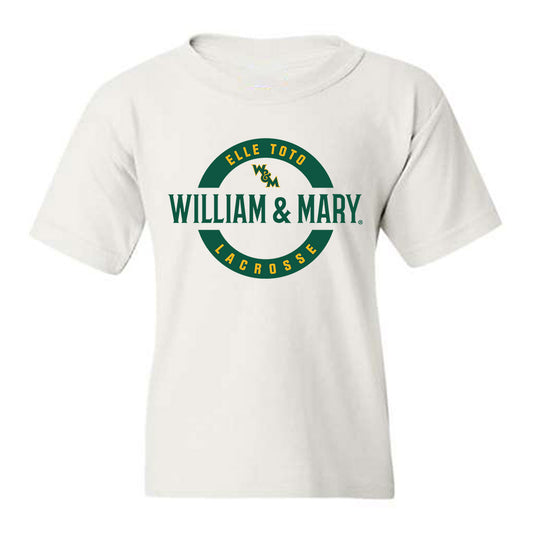 William & Mary - NCAA Women's Lacrosse : Elle Toto - Classic Fashion Shersey Youth T-Shirt-0