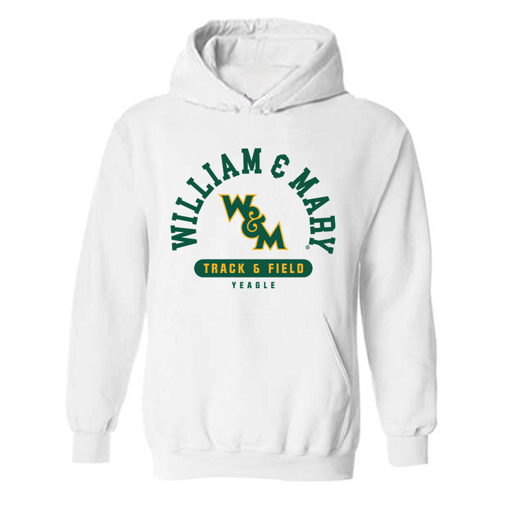 William & Mary - NCAA Men's Track & Field : Nolan Yeagle - Sports Shersey Hooded Sweatshirt-0
