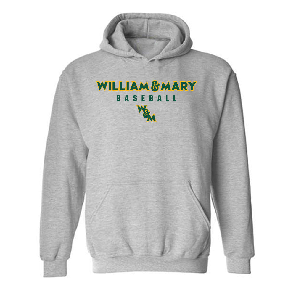 William & Mary - NCAA Baseball : Justin Summers - Classic Shersey Hooded Sweatshirt-0