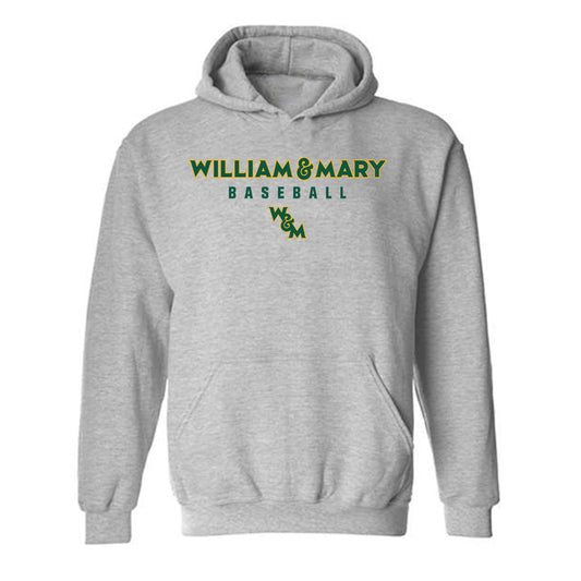 William & Mary - NCAA Baseball : Jackson Woolwine - Classic Shersey Hooded Sweatshirt-0