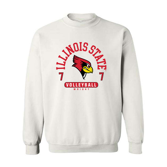 Illinois State - NCAA Women's Volleyball : Sidney Wright - Classic Fashion Shersey Crewneck Sweatshirt-0