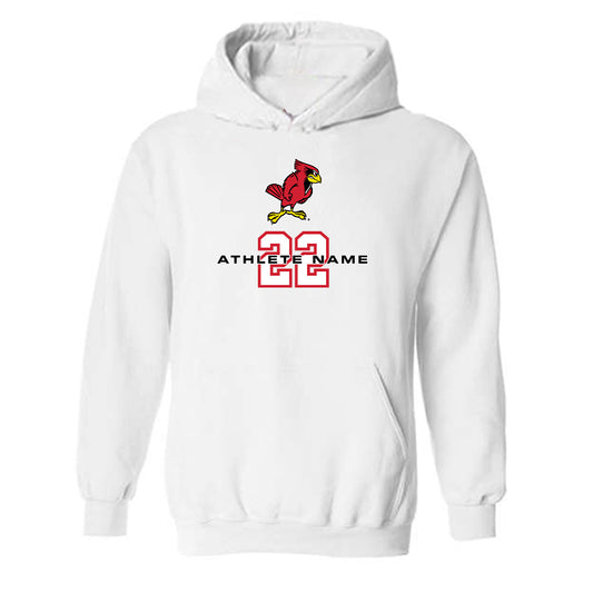 Illinois State - NCAA Women's Soccer : Chloe Cline - Replica Shersey Hooded Sweatshirt-0