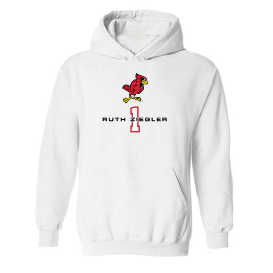 Illinois State - NCAA Women's Volleyball : Ruth Ziegler - Replica Shersey Hooded Sweatshirt-0