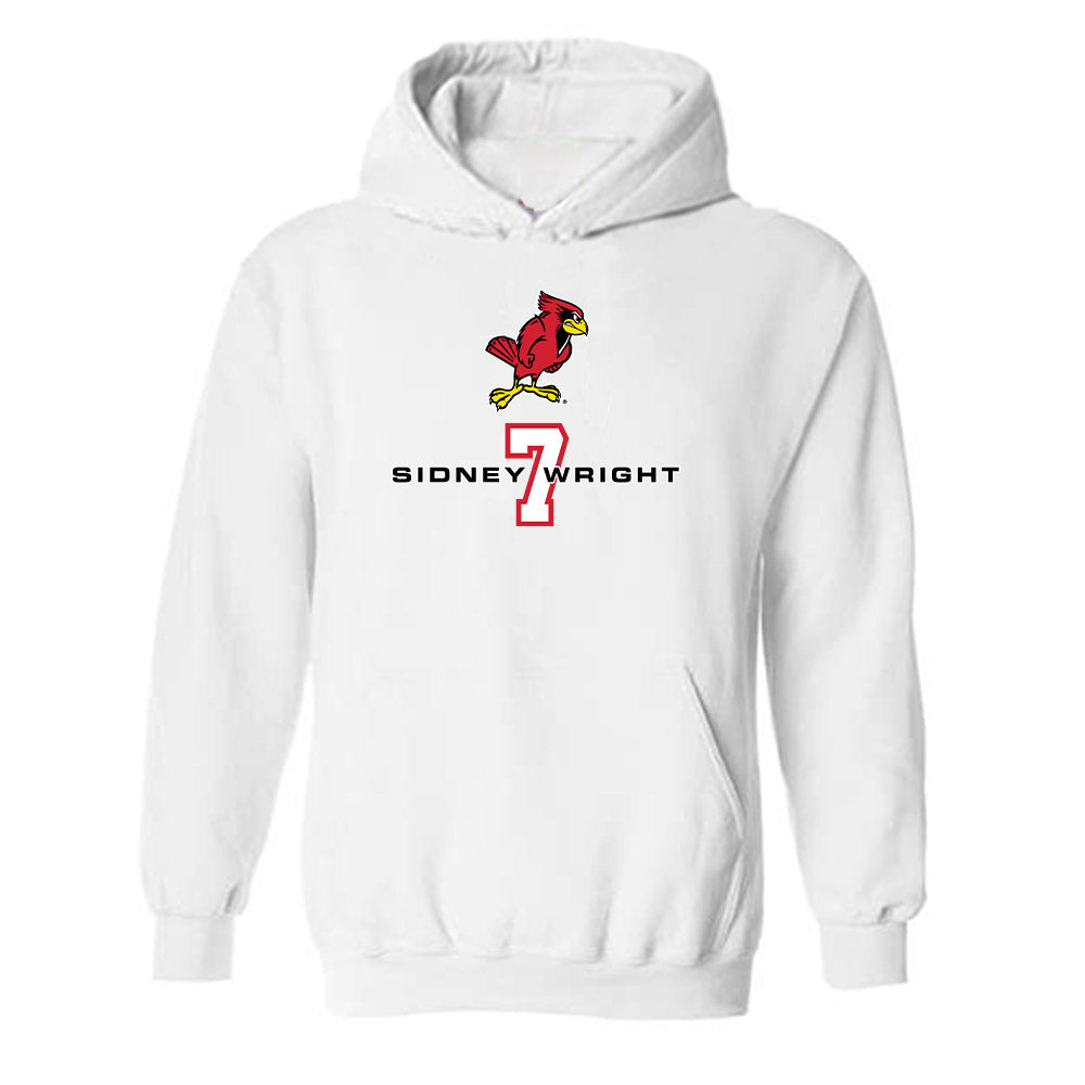 Illinois State - NCAA Women's Volleyball : Sidney Wright - Replica Shersey Hooded Sweatshirt-0