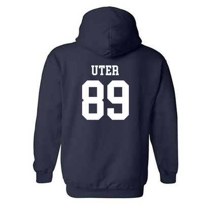 SMU - NCAA Football : Miles Uter - Classic Shersey Hooded Sweatshirt-1