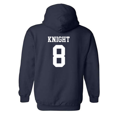 SMU - NCAA Football : Yamir Knight - Classic Shersey Hooded Sweatshirt-1