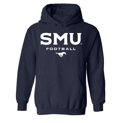 SMU - NCAA Football : Dante Wesley II - Classic Shersey Hooded Sweatshirt-0