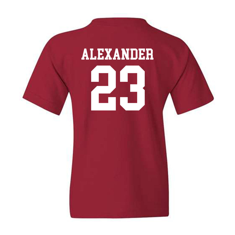 Arkansas - NCAA Women's Volleyball : Aleki Alexander - Classic Shersey Youth T-Shirt