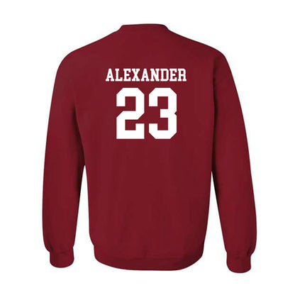 Arkansas - NCAA Women's Volleyball : Aleki Alexander - Classic Shersey Crewneck Sweatshirt