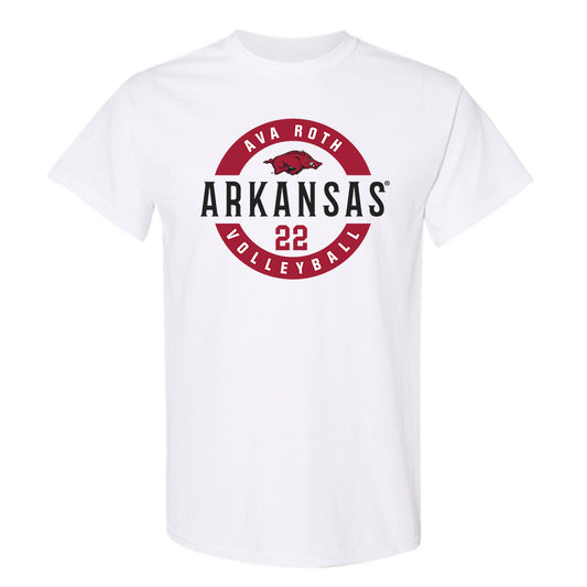 Arkansas - NCAA Women's Volleyball : Ava Roth - Classic Fashion Shersey T-Shirt-0