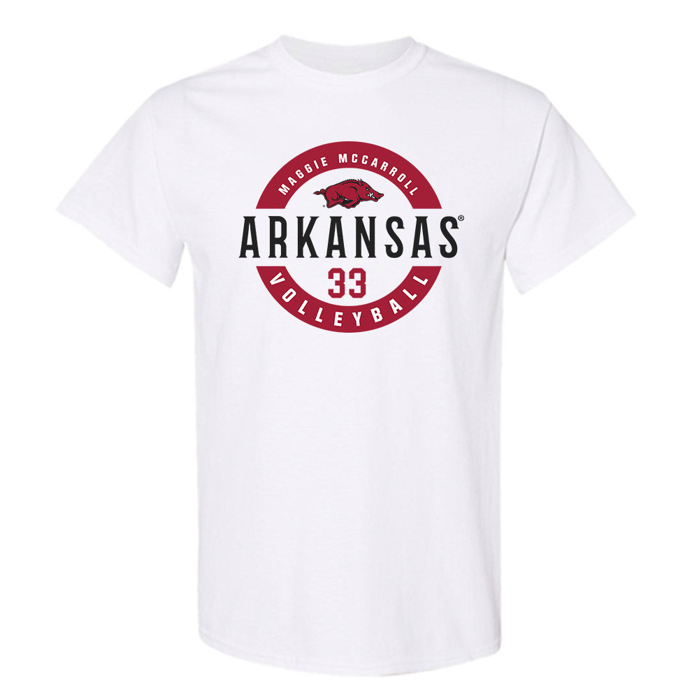 Arkansas - NCAA Women's Volleyball : Maggie McCarroll - Classic Fashion Shersey T-Shirt-0