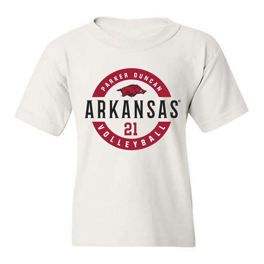 Arkansas - NCAA Women's Volleyball : Parker Duncan - Classic Fashion Shersey Youth T-Shirt-0