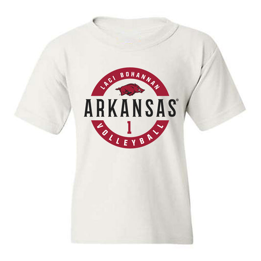 Arkansas - NCAA Women's Volleyball : Laci Bohannan - Classic Fashion Shersey Youth T-Shirt-0