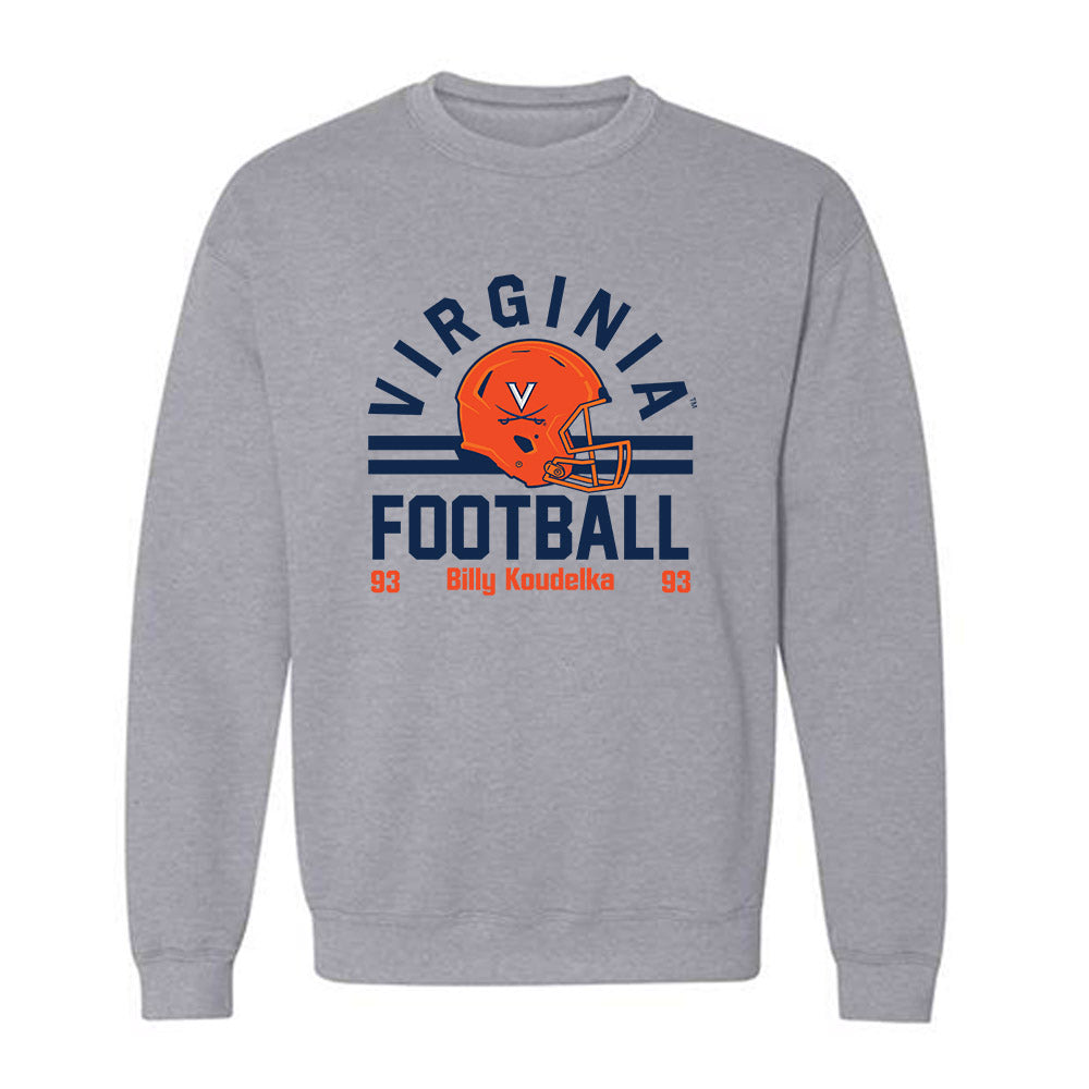 Virginia - NCAA Football : Billy Koudelka - Crewneck Sweatshirt-0