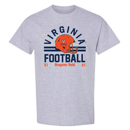Virginia - NCAA Football : Grayson Reid - T-Shirt-0