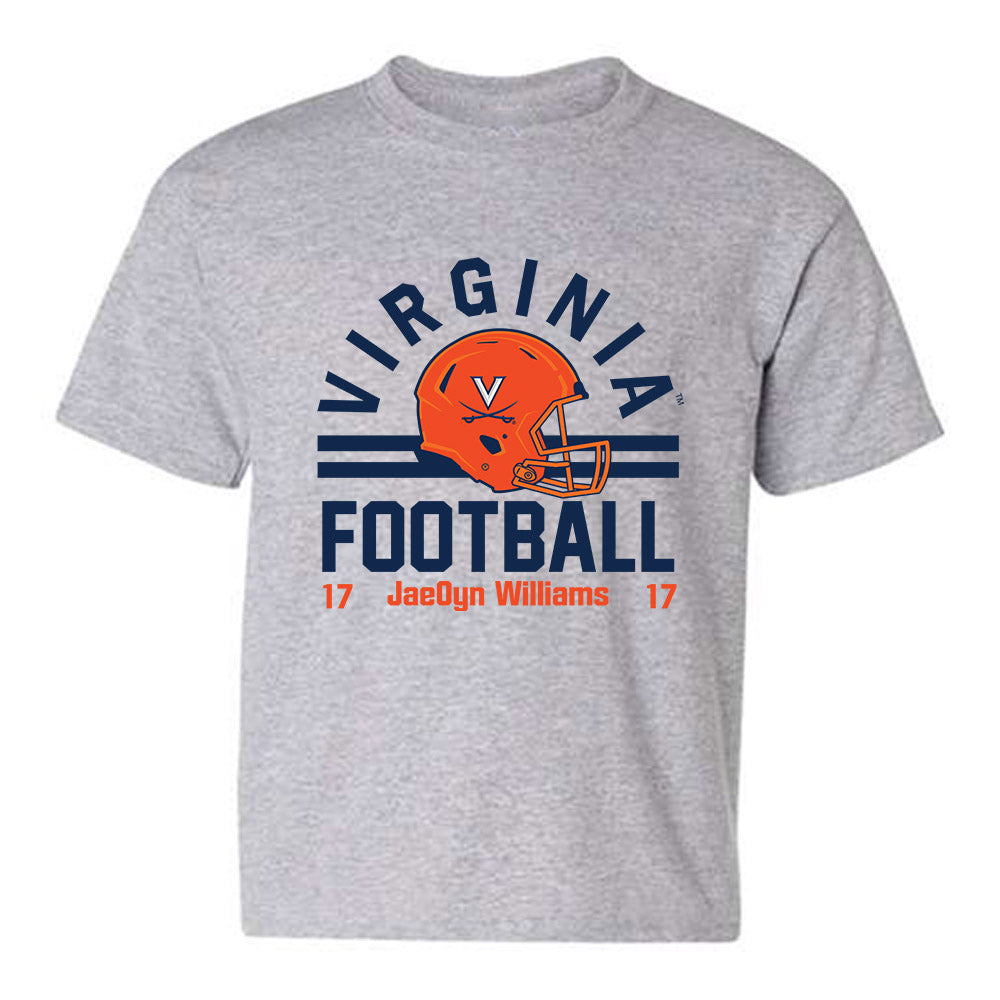 Virginia - NCAA Football : JaeOyn Williams - Youth T-Shirt-0