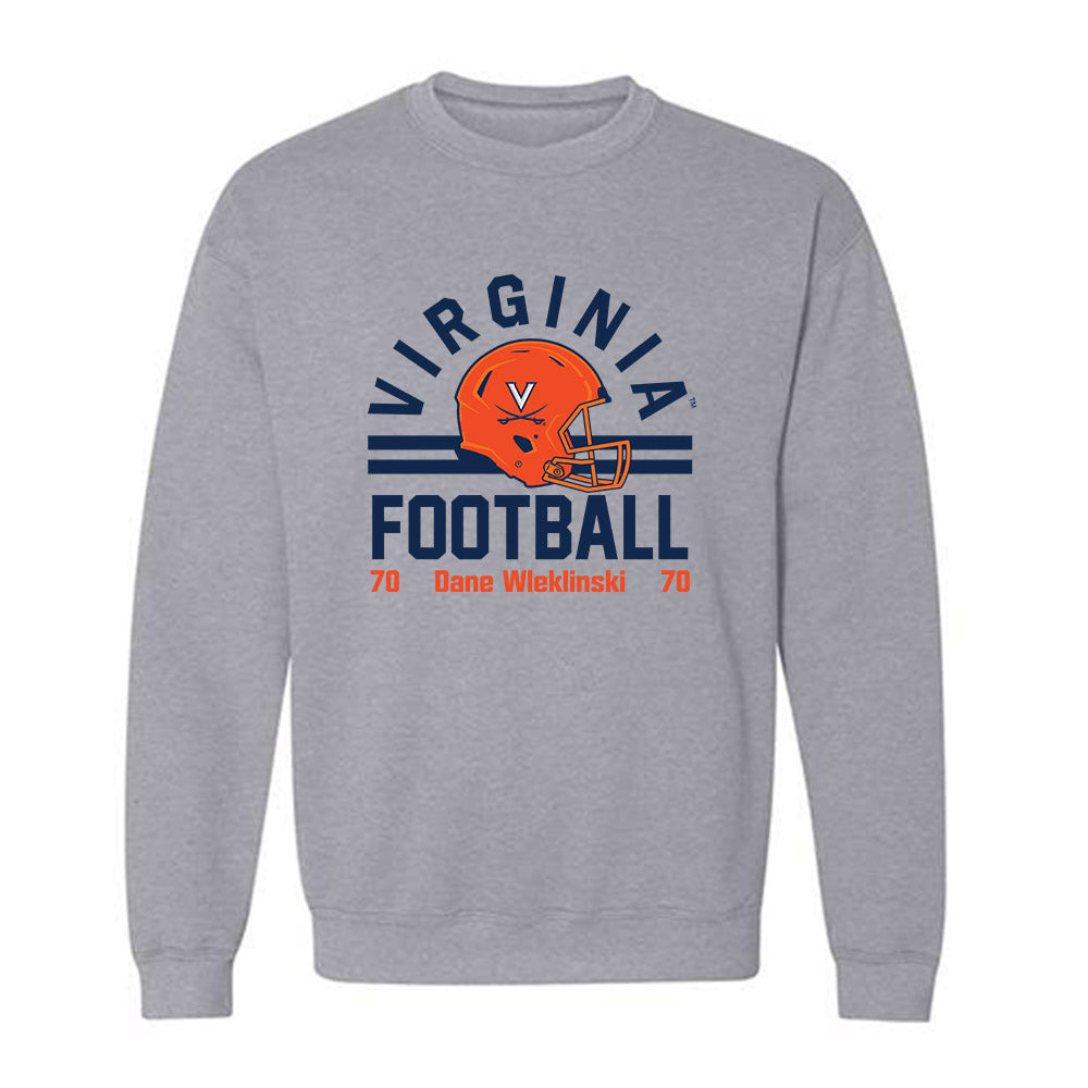 Virginia - NCAA Football : Dane Wleklinski - Crewneck Sweatshirt-0