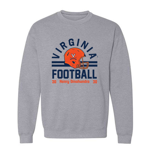 Virginia - NCAA Football : Henry Omohundro - Crewneck Sweatshirt-0
