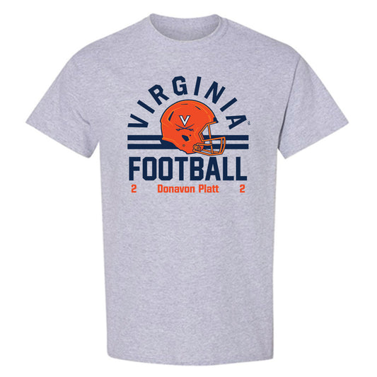 Virginia - NCAA Football : Donavon Platt - T-Shirt-0