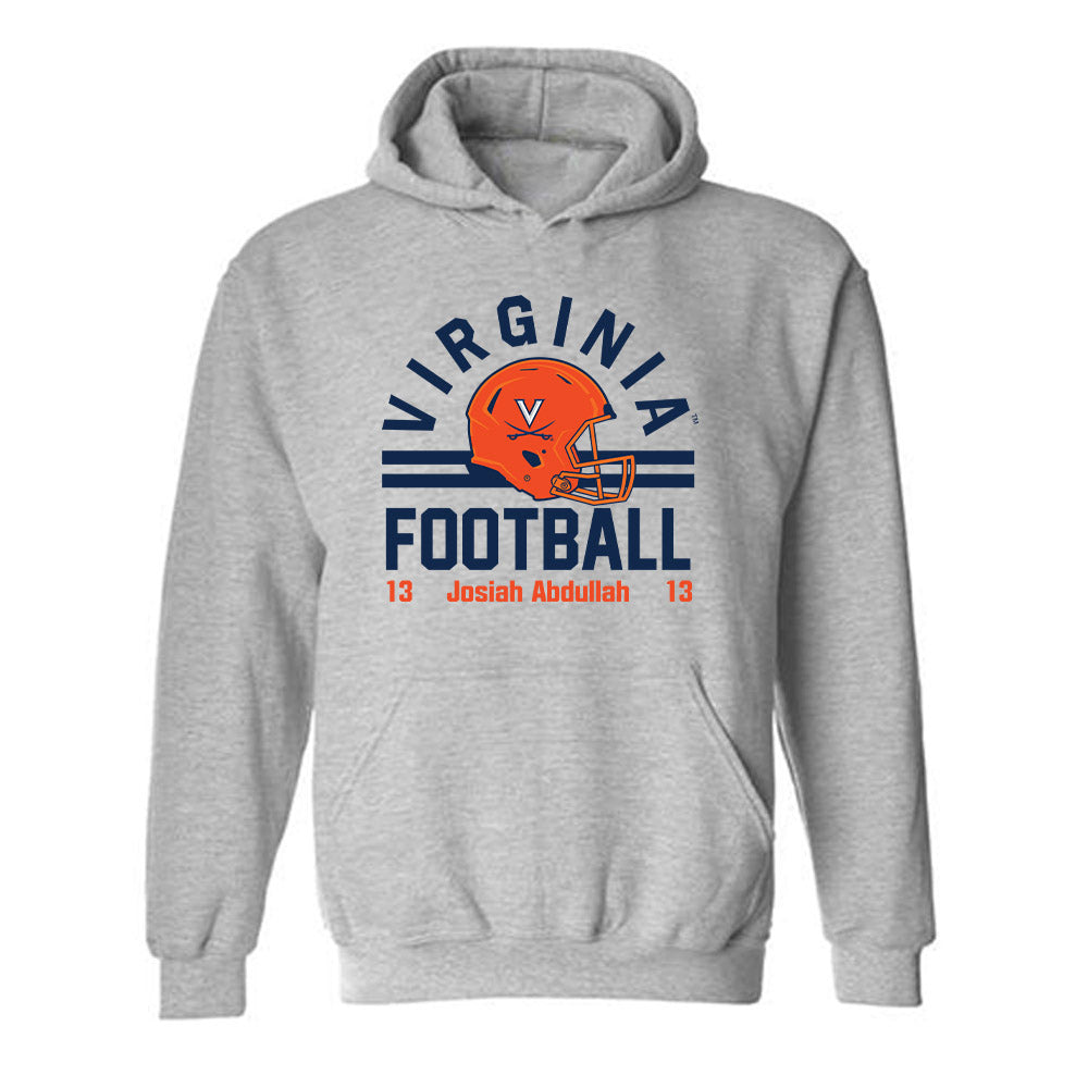 Virginia - NCAA Football : Josiah Abdullah - Hooded Sweatshirt-0