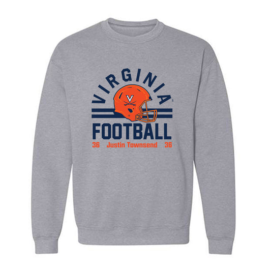 Virginia - NCAA Football : Justin Townsend - Crewneck Sweatshirt-0
