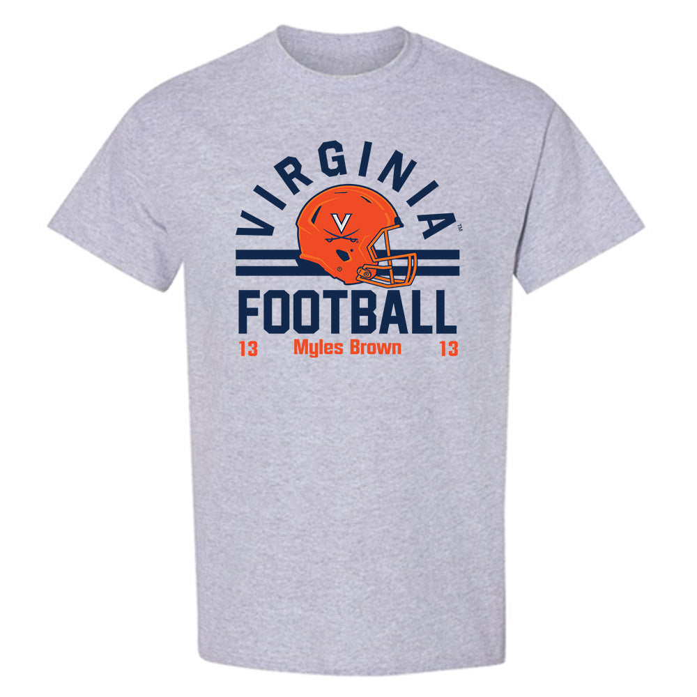 Virginia - NCAA Football : Myles Brown - T-Shirt-0