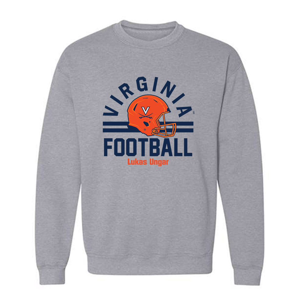 Virginia - NCAA Football : Lukas Ungar - Crewneck Sweatshirt-0