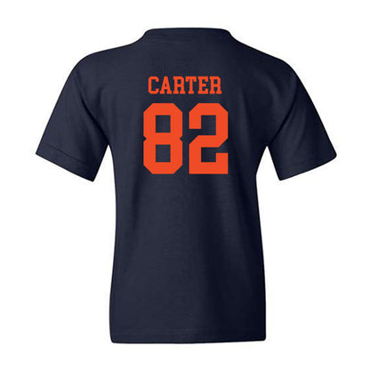Virginia - NCAA Football : DaMari Carter - Youth T-Shirt-1