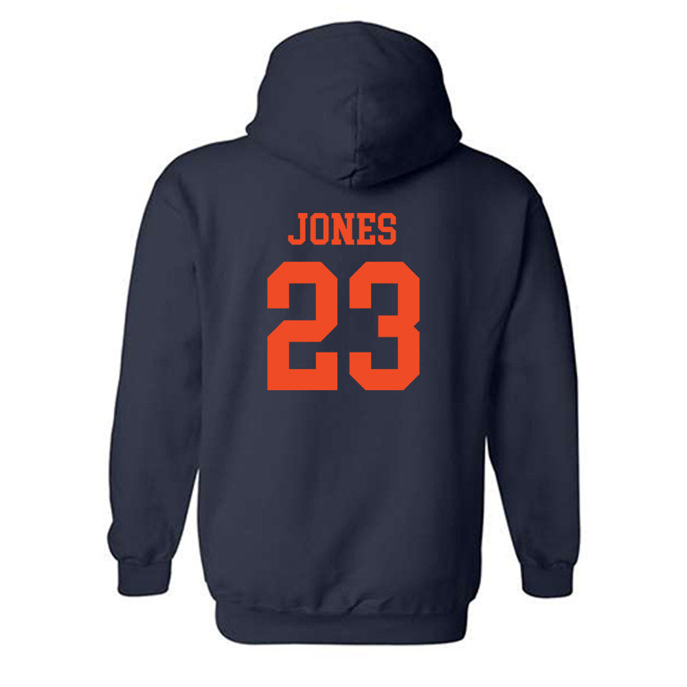 Virginia - NCAA Football : Jaylen Jones - Hooded Sweatshirt-1