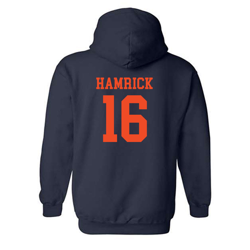 Virginia - NCAA Football : Ely Hamrick - Hooded Sweatshirt-1