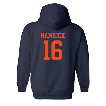 Virginia - NCAA Football : Ely Hamrick - Hooded Sweatshirt-1