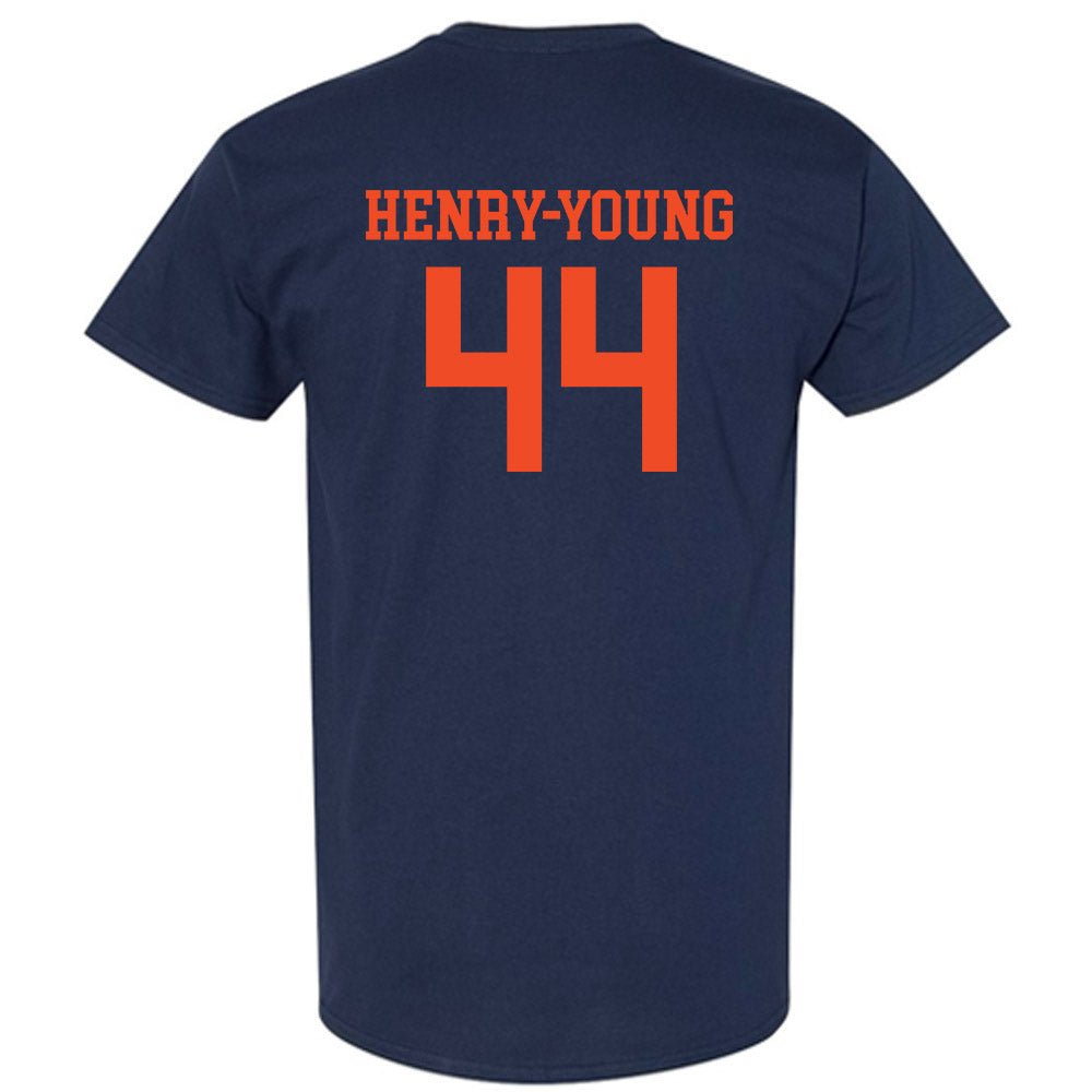 Virginia - NCAA Football : Darrion Henry-Young - T-Shirt-1