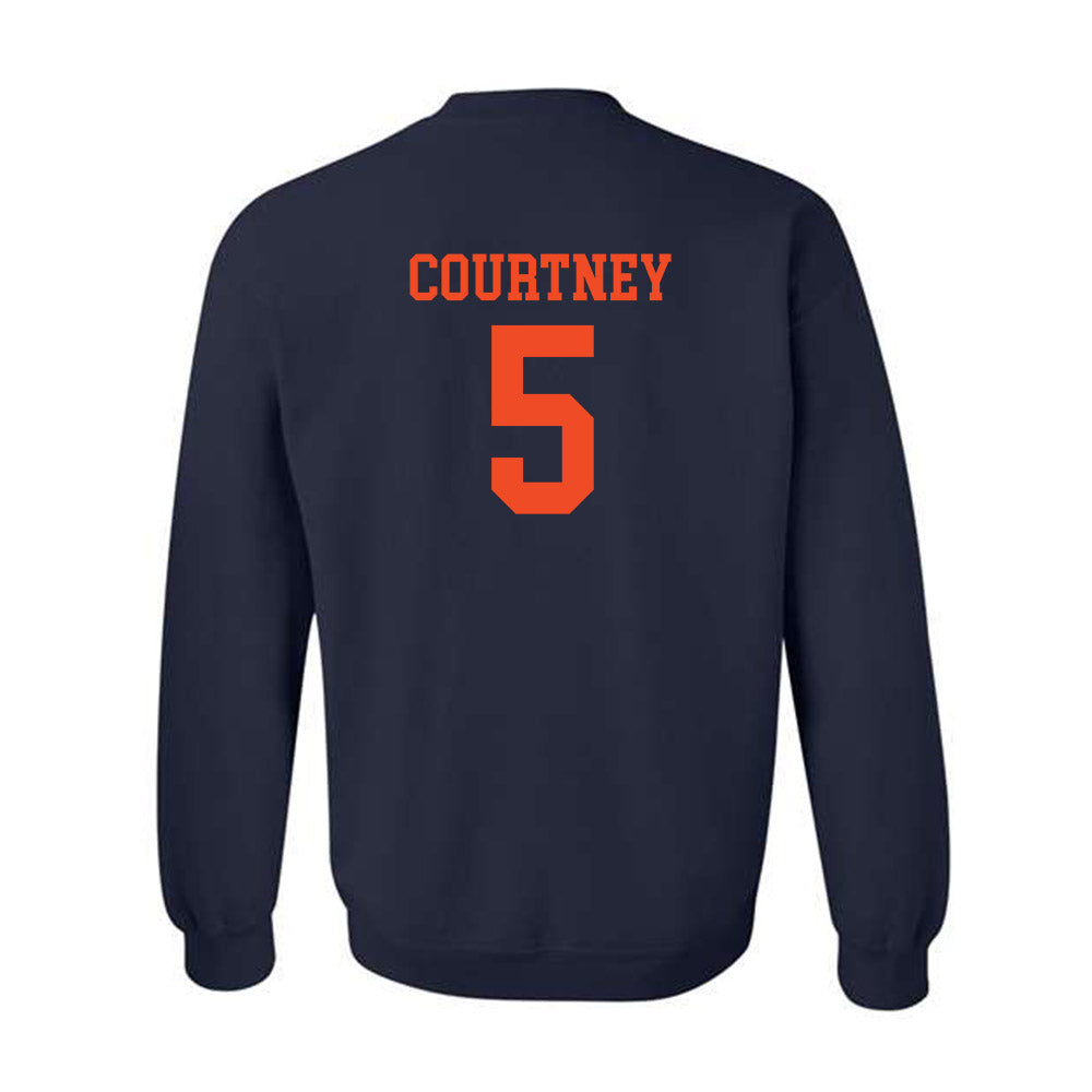 Virginia - NCAA Football : Kameron Courtney - Crewneck Sweatshirt-1