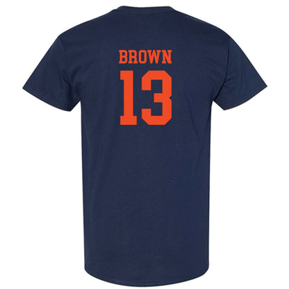Virginia - NCAA Football : Myles Brown - T-Shirt-1