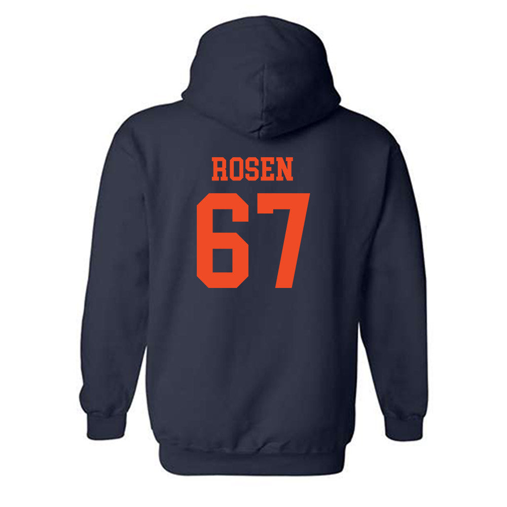 Virginia - NCAA Football : Will Rosen - Hooded Sweatshirt-1