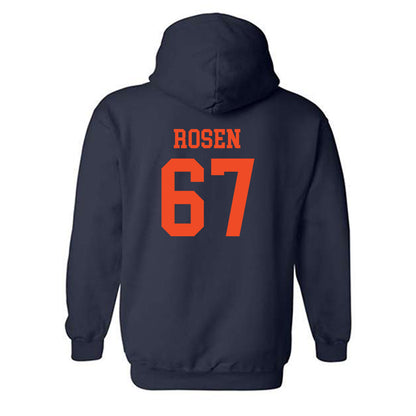 Virginia - NCAA Football : Will Rosen - Hooded Sweatshirt-1