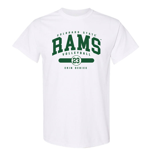 Colorado State - NCAA Women's Volleyball : Erin Debiec - T-Shirt