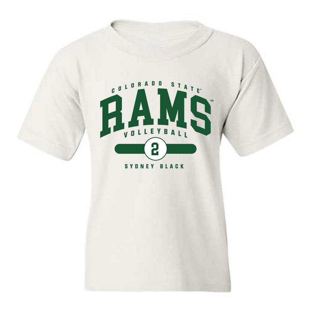 Colorado State - NCAA Women's Volleyball : Sydney Black - Youth T-Shirt-0