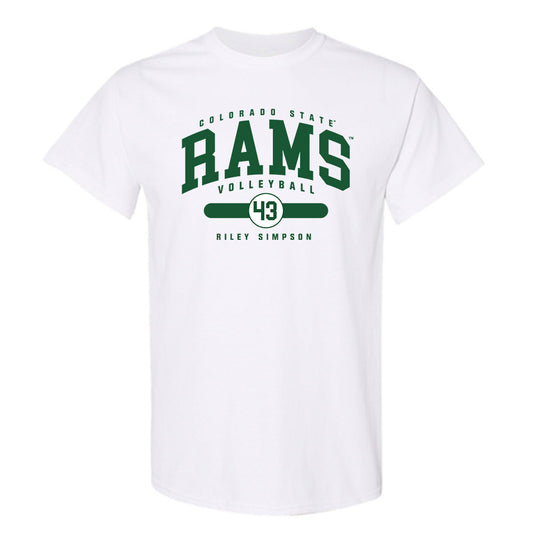 Colorado State - NCAA Women's Volleyball : Riley Simpson - T-Shirt-0