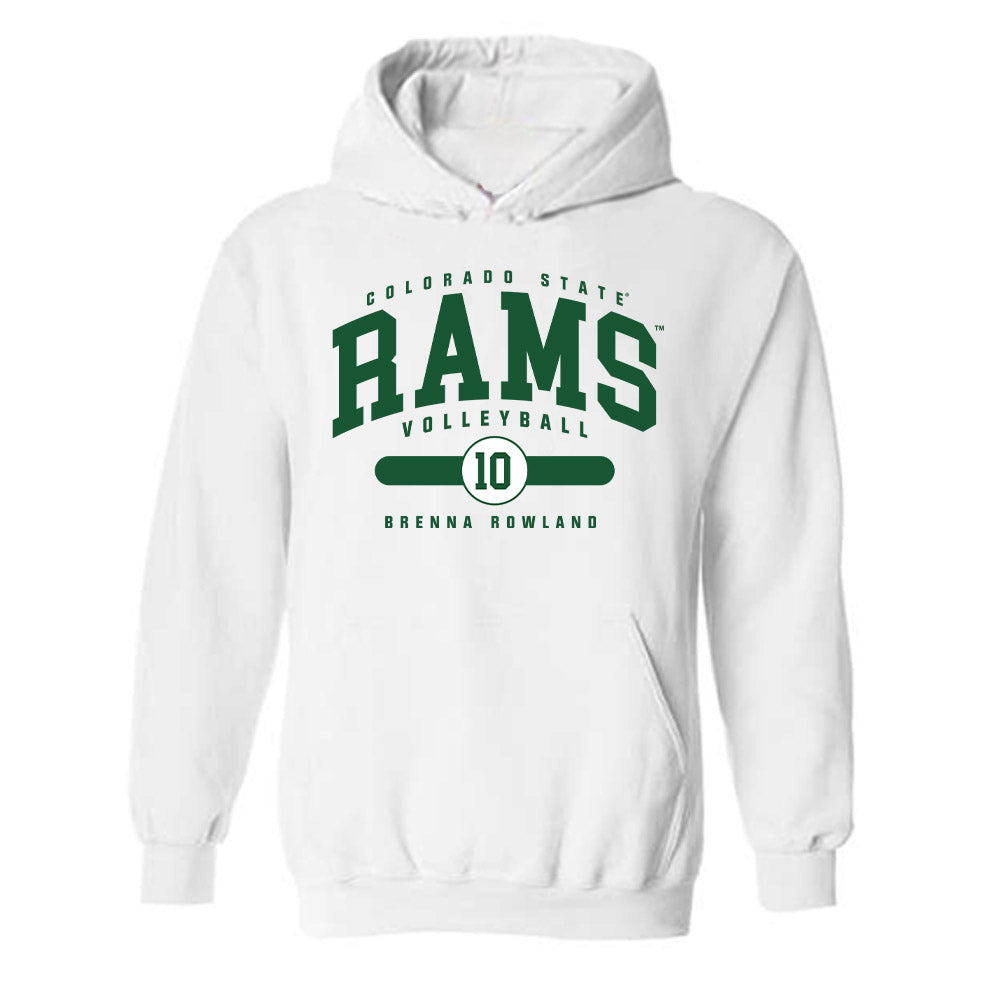 Colorado State - NCAA Women's Volleyball : Brenna Rowland - Hooded Sweatshirt-0