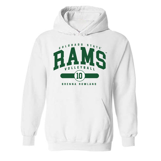 Colorado State - NCAA Women's Volleyball : Brenna Rowland - Hooded Sweatshirt-0